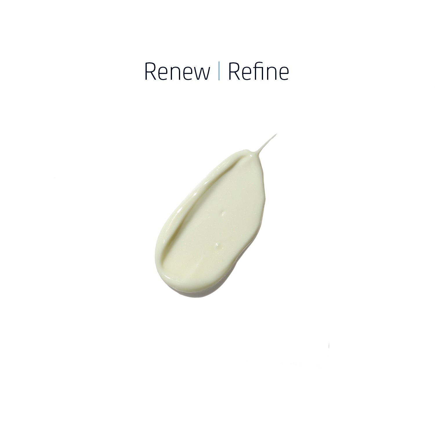 Texture of BL+ Retinol Cream 0.3% showing smooth pale cream