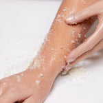 Texture of product on the hand showing smooth texture and even absorption on the skin