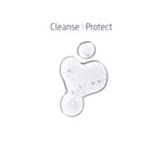 Texture of Hand Wash showing clear gel with small air bubbles