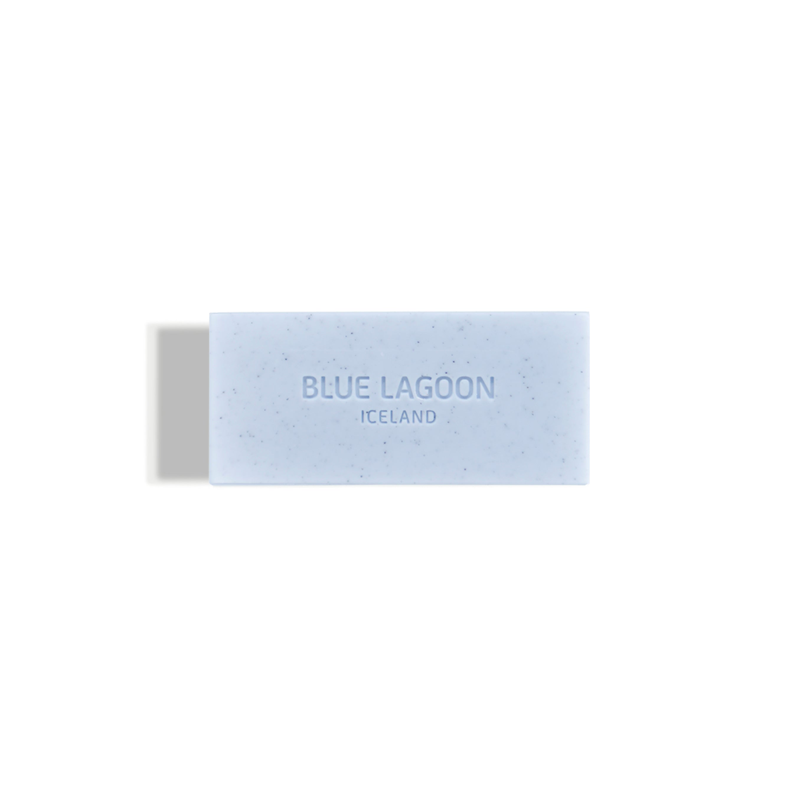 Blue Lava Soap Bar on white background