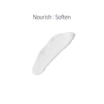 Texture of Conditioner showing creamy formula that nourishes and softens hair.