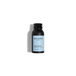 Conditioner travel size bottle on white background 