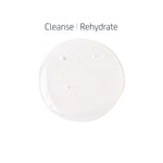 Texture of Shampoo showing clear gel formula with small air bubbles