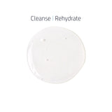 Texture of Shampoo showing clear gel formula with small air bubbles