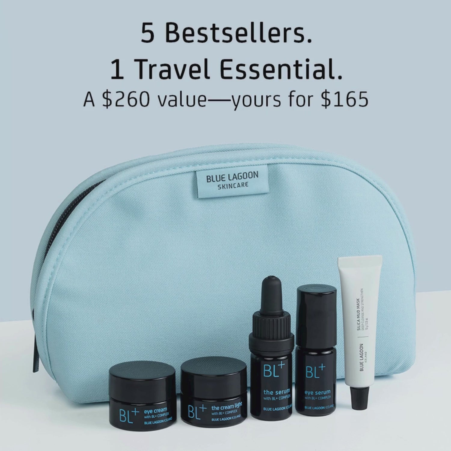 ブルーラグーン　BLUE LAGOON フェイスバック目元美容液クリームセット Glow to Go – Blue Lagoon Skin Science US